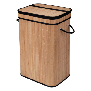 Bambusowy kosz na pranie 72L naturalny BAMBOO